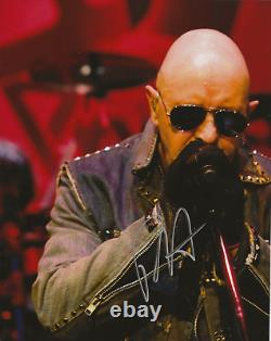 Rob Halford de Judas Priest Photo authentique signée à la main #2 COA Autographiée