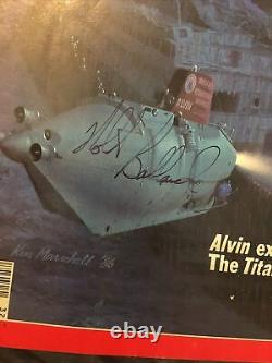 Robert Ballard Titanic Signé À La Main Magazine 1986 Avec Coa