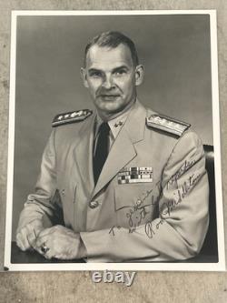 Roderick O. Middleton RARE MARINE/NASA Photo 8x10 OG signée à la main/autographe. PHOTO DE LA MARINE.