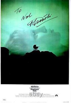 Roman Polanski Signé À La Main 12x18 L'autographe Photo De Bébé De Rosemary Jsa Coa Cert