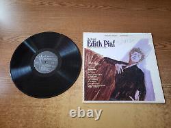 SIGNÉE À LA MAIN 1960s VG+ Le meilleur de Edith Piaf LP33