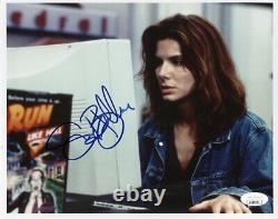 Sandra Bullock La photo de 8X10 de The Net signée à la main avec une autographe JSA COA
