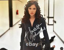 Scarlett Johansson AVENGERS Black Widow Signé 8x10 Autographe Original avec COA