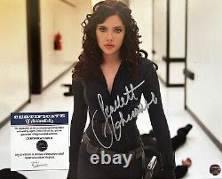 Scarlett Johansson AVENGERS Black Widow Signé 8x10 Autographe Original avec COA