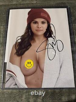 Selena Gomez, actrice super chaude et sexy, photo signée à la main avec COA