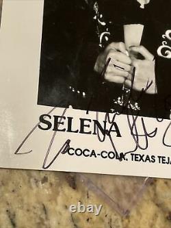 Selena Quintanilla Main Signé Autographié 8 X 10 Photographie 1994 Non Une Réprinte