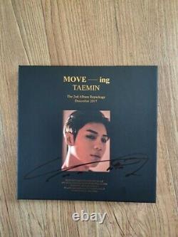 Shinee Taemin Promo Album Autographié Signé À La Main
