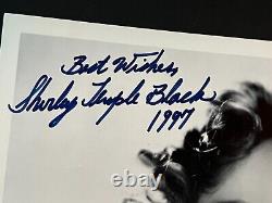 Shirley Temple Black Real Hand Signed 11x14 Photo #2 Jsa Coa Autographied