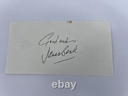 Signature manuscrite de James Beck Dads Army Private Walker, acteur, 1929-1973