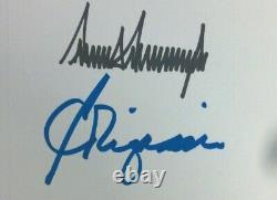 Signé Midas Touch Plaque De Livre Autographe Par Le Président Donald Trump