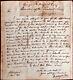 Sir Walter Scott Célèbre Auteur (ivanhoe) Main Signée Lettre Daté 1815 Véritable