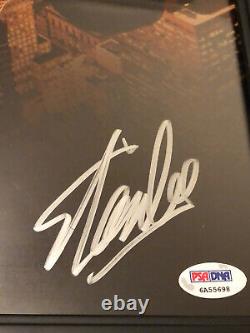 Stan Lee Signé À La Main Autographié Spider-man 16x20 Photo Encadrée Avec Psa Coa