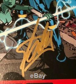 Stan Lee Signée À La Main Autographiés Marvel New Warriors # 08 Bande Dessinée Avec Psa Coa