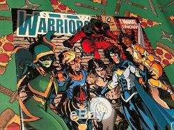 Stan Lee Signée À La Main Autographiés Marvel New Warriors # 08 Bande Dessinée Avec Psa Coa