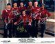 Star Trek The Final Frontier Hand Signé 10x8 Col Photo Autographiée Par Tous Les Acteurs