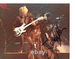 Steven Tyler et Joey Kramer autographié à la main, vintage, certifié Beckett COA, d'Aerosmith.