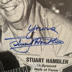 Stuart Hamblen 1976 Hollywood Star Vintage Signé À La Main Autographe Beckett Coa