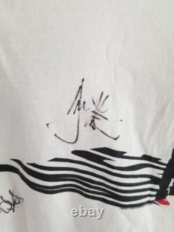 T-shirt de tournée Black Holes de MUSE, signé à la main par le groupe, JSA LOA, autographié par les 3 membres