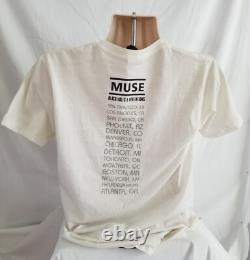 T-shirt de tournée Black Holes de MUSE, signé à la main par le groupe, JSA LOA, autographié par les 3 membres