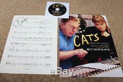 Taylor Swift Cats Chanson Originale Fyc Promo Autograph Signée À La Main Musique Et CD Partitions