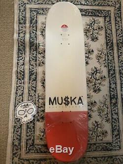 Tchad Muska Skateboards Autograph Main Signedonly 100 Made 1er Solo De Presse