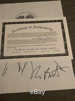 Tim Burton Autographié, Signé Et Signé À La Main Par Jack Skellington