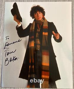 Tom Baker Dr Who Signé À La Main Autographié 8 X 10 Photo Avec Coa DD