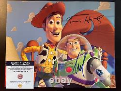 Tom Hanks + Tim Allen - Autographes de Buzz & Woody de TOY STORY signés à la main en 8x10 avec COA