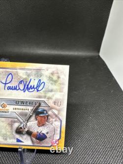 Top 2017 autographe émis Aaron Judge et Paul O'Neal unique authentifié