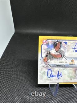 Top 2017 autographe émis Aaron Judge et Paul O'Neal unique authentifié