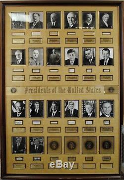 Tous Les Portraits Et Autographes Du Président Des États-unis Toutes Les Signatures Signées À La Main Rare