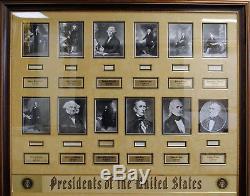 Tous Les Portraits Et Autographes Du Président Des États-unis Toutes Les Signatures Signées À La Main Rare