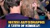 Un Autographe Spécial De Messi Sur Un Tatouage De Sa Propre Image