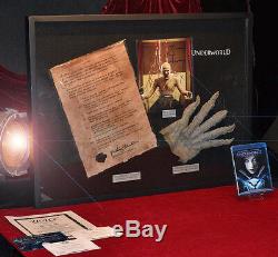 Underworld Main Prop, Signé Bill Nighy Autograph, Blu Ray Dvd, Coa, Cadre, Uacc