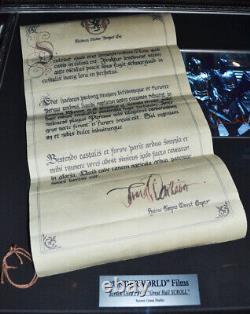 Underworld Prop Scroll & Hand, Signé Bill Nighy Autograph, DVD Coa, Frame, Uacc