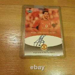 Upper Deck Man Manchester United Ruud Van Nistelrooy Autographe Auto Hand Signé