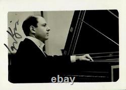 VINTAGE! Le pianiste Igor Kipnis a signé à la main une photo N&B de 3,25X4,75