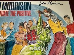 Van Morrison Signé À La Main Insérer Accentuate The Positive Autographié Jsa Coa