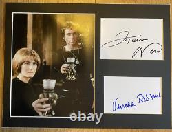 Vanessa Redgrave / Franco Nero AFFICHAGE MONTÉ SIGNÉ À LA MAIN 16x12