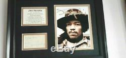 Véritable Jimi Hendrix Signée À La Main Signature D'autographes Avec Stay Inscription Gratuite