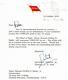 Vice-chef D'état-major Walter T. Kerwin Jr. A Signé à La Main Une Lettre Dactylographiée Avec Certificat D'authenticité De Jg Autographs