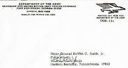 Vice-chef d'état-major Walter T. Kerwin Jr. a signé à la main une lettre dactylographiée avec certificat d'authenticité de JG Autographs