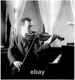 Violoniste BRONISLAW HUBERMAN Signature MANUSCRITE + PHOTO + MAT Violon JUIF Violoniste BRONISLAW HUBERMAN Signature MANUSCRITE + PHOTO + MAT Violon JUIF