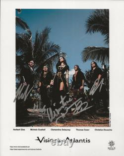 Visions d'Atlantis Photo signée à la main #1 COA Autographe Clementine +