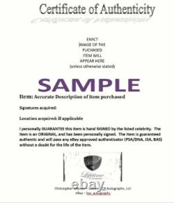 Visions d'Atlantis Photo signée à la main #1 COA Autographe Clementine +