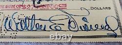 Walt Disney Autograph / Chèque Bancaire Signé À La Main 1947 / Belle Signature