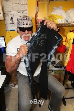Wwe Hulk Hogan Anneau Worn Nwo Signée À La Main Autographiés Collants Avec Preuve Et Coa