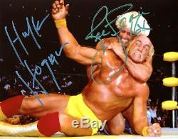 Wwe Hulk Hogan Et Ric Flair Signée À La Main Autographié 8x10 Photo Avec Coa 3