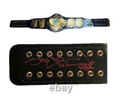 Wwe Shawn Michaels Main Signé Autographié Adulte Taille Ailée Eagle Belt With Coa