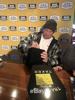 Wwe Undertaker Signée À La Main Autographié Urne Rip Inscription Et La Preuve
